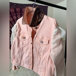 Women’s up cycled jean jacket